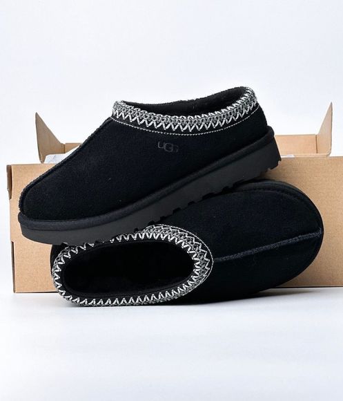 BRAND NEW UGG TASMAN WOMEN’S SLIPPERS BLACK W7/EUR38 - Picture 3 of 6